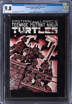 1984 Mirage Studios "Teenage Mutant Ninja Turtles TMNT" #1 (First Print First Appearance of the TMNT) - CGC 9.8 (White Pages)